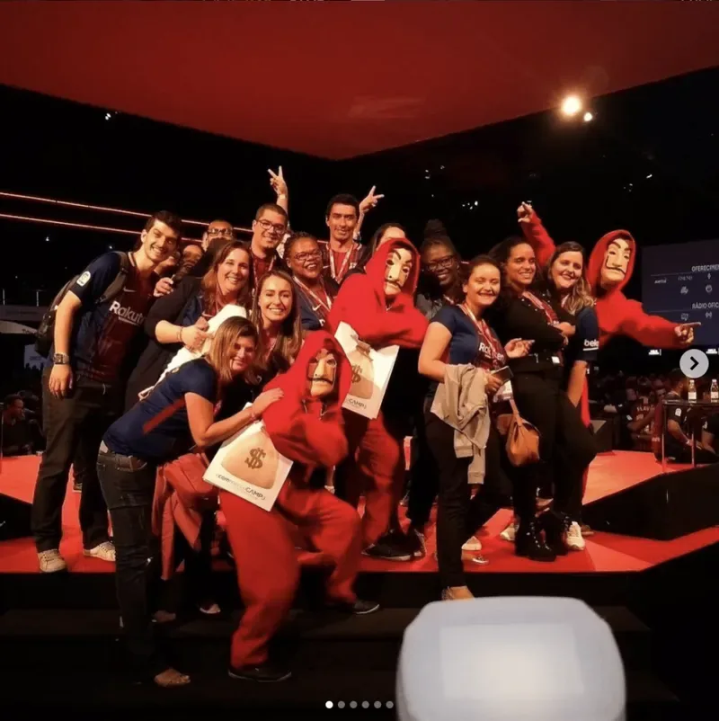 Ativação inspirada em La Casa de Papel no ecommerceDAY